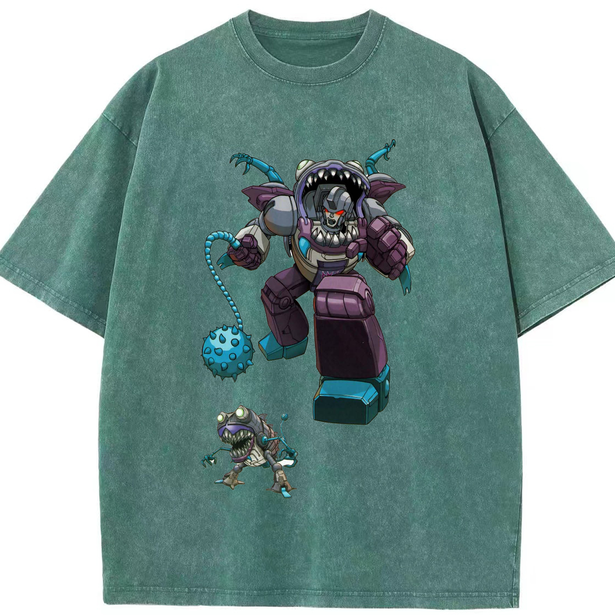（画像用）  綿100% ヴィンテージ風 半袖Tシャツ（フロントプリント）